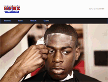 Tablet Screenshot of elginsbarbershop.com